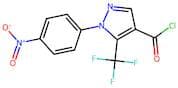 1-(4-Nitrophenyl)-5-(trifluoromethyl)pyrazole-4-carbonyl chloride