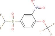 Difluoromethyl 4-(trifluoromethoxy)-3-nitrophenyl sulphone