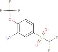 5-[(difluoromethyl)sulphonyl]-2-(trifluoromethoxy)aniline