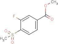 Methyl 3-fluoro-4-(methylsulphonyl)benzoate