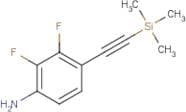 2,3-Difluoro-4-((trimethylsilyl)ethynyl)aniline