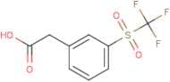 3-(Trifluoromethylsulfonyl)phenylacetic acid