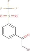 3-[(Trifluoromethyl)sulfonyl]phenacyl bromide