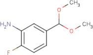 5-(Dimethoxymethyl)-2-fluoroaniline