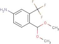 4-(Dimethoxymethyl)-3-(trifluoromethyl)aniline