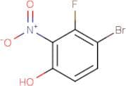 4-Bromo-3-fluoro-2-nitrophenol