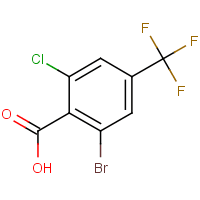 2-Bromo-6-chloro-4-(trifluoromethyl)benzoic acid
