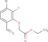 Ethyl (3-bromo-2-fluoro-6-formylphenoxy)acetate