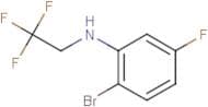 2-Bromo-5-fluoro-N-(2,2,2-trifluoroethyl)aniline