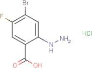 4-Bromo-5-fluoro-2-hydrazinobenzoic acid hydrochloride