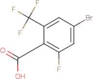4-Bromo-2-fluoro-6-(trifluoromethyl)benzoic acid