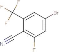4-Bromo-2-fluoro-6-(trifluoromethyl)benzonitrile