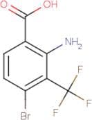 2-Amino-4-bromo-3-(trifluoromethyl)benzoic acid