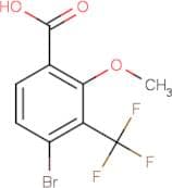 4-Bromo-2-methoxy-3-(trifluoromethyl)benzoic acid