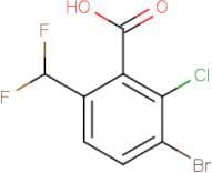 3-Bromo-2-chloro-6-(difluoromethyl)benzoic acid
