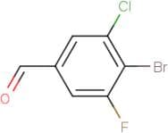 4-Bromo-3-chloro-5-fluorobenzaldehyde