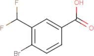 4-Bromo-3-(difluoromethyl)benzoic acid