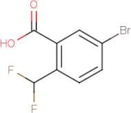 5-Bromo-2-(difluoromethyl)benzoic acid