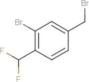 3-Bromo-4-(difluoromethyl)benzyl bromide