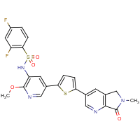 2,4-Difluoro-N-[2-methoxy-5-[5-(6-methyl-7-oxo-5H-pyrrolo[3,4-b]pyridin-3-yl)thiophen-2-yl]pyridin…