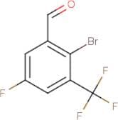 2-Bromo-5-fluoro-3-(trifluoromethyl)benzaldehyde