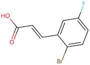 2-Bromo-5-fluorocinnamic acid