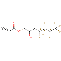 2-Hydroxy-4,4,5,5,6,6,7,7,7-nonafluorohept-1-yl acrylate