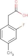 2-Fluoro-4-methylphenylacetic acid