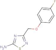 5-Amino-3-[(4-fluorophenoxy)methyl]-1,2,4-thiadiazole
