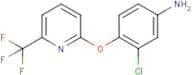 3-Chloro-4-{[6-(trifluoromethyl)pyridin-2-yl]oxy}aniline