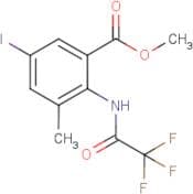Methyl 5-iodo-3-methyl-2-[(trifluoroacetyl)amino]benzoate