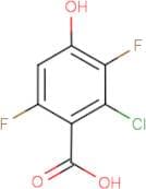 2-Chloro-3,6-difluoro-4-hydroxybenzoic acid
