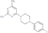 2-Amino-4-[4-(4-fluorophenyl)piperazin-1-yl]-6-methylpyrimidine