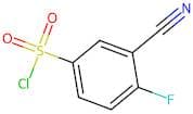 3-Cyano-4-fluorobenzenesulphonyl chloride