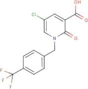 5-Chloro-1-[4-(trifluoromethyl)benzyl]pyridin-2-one-3-carboxylic acid