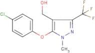 [5-(4-Chlorophenoxy)-1-methyl-3-(trifluoromethyl)-1H-pyrazol-4-yl]methanol