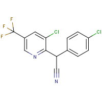 2-(4-Chlorophenyl)-2-[3-chloro-5-(trifluoromethyl)pyridin-2-yl]acetonitrile