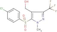 [5-[(4-Chlorophenyl)sulphonyl]-1-methyl-3-(trifluoromethyl)-1H-pyrazol-4-yl]methanol