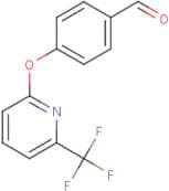 4-{[6-(Trifluoromethyl)pyridin-2-yl]oxy}benzaldehyde