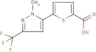5-[1-Methyl-3-(trifluoromethyl)-1H-pyrazol-5-yl]thiophene-2-carboxylic acid