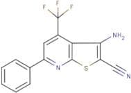 3-Amino-6-phenyl-4-(trifluoromethyl)thieno[2,3-b]pyridine-2-carbonitrile