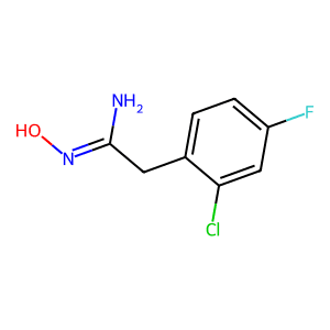 2-Chloro-4-fluorophenylacetamidoxime