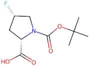 (2S,4S)-4-Fluoropyrrolidine-2-carboxylic acid, N-BOC protected