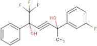 2-(3-Fluorophenyl)-5-phenyl-6,6,6-trifluorohex-3-yne-2,5-diol