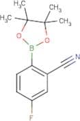 2-Cyano-4-fluorobenzeneboronic acid, pinacol ester