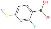 2-Fluoro-4-(methylsulphanyl)benzeneboronic acid