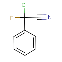 Chloro(fluoro)phenylacetonitrile
