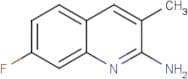 2-Amino-7-fluoro-3-methylquinoline