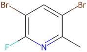 3,5-Dibromo-2-fluoro-6-methylpyridine