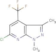 6-Chloro-1,3-dimethyl-4-(trifluoromethyl)-1H-pyrazolo[3,4-b]pyridine